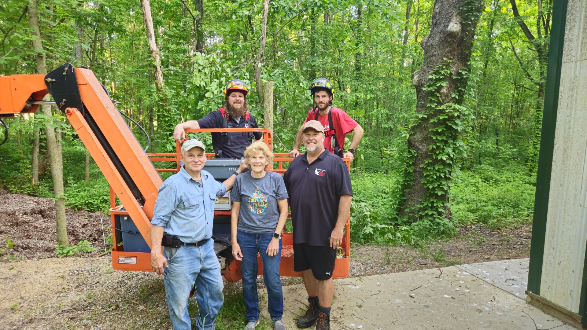 A group of people standing next to each other.